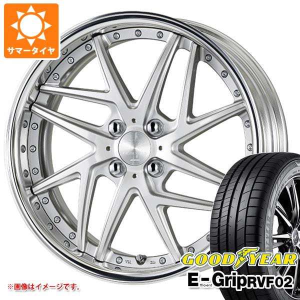 【タイヤ交換対象】サマータイヤ 185/55R16 83V グッドイヤー エフィシエントグリップ RVF02 ワーク リザルタード メッシュ2 6.0-16 タイヤホイール4本セット