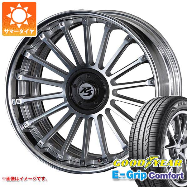 【タイヤ交換対象】サマータイヤ 245/35R19 93W XL グッドイヤー エフィシエントグリップコンフォート クリムソン RS CV フィン 8.5-19 タイヤホイール4本セット｜タイヤマックス