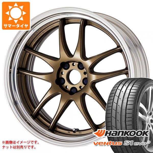【タイヤ交換対象】サマータイヤ 225/40R19 (93Y) XL ハンコック ベンタス S1 エボ3 K127 ワーク エモーション CR 2P 8.0-19 タイヤホイール4本セット