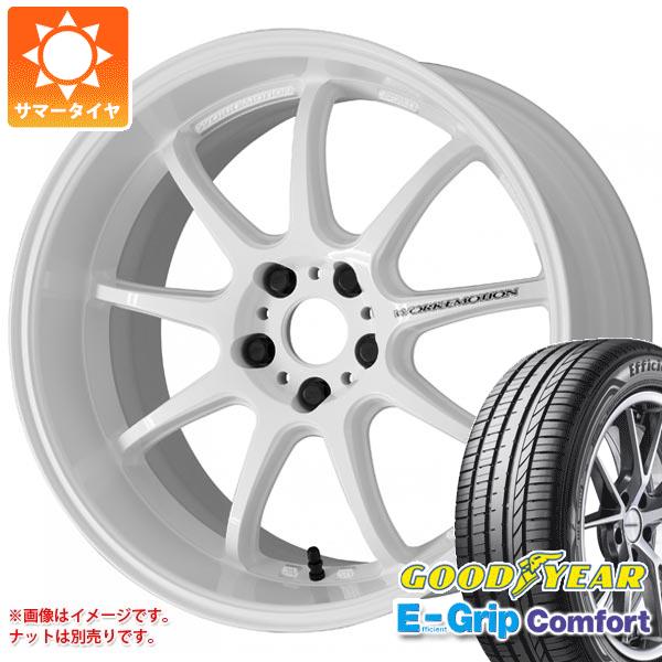 【タイヤ交換対象】サマータイヤ 205/40R17 84W XL グッドイヤー エフィシエントグリップコンフォート ワーク エモーション D9R 7.0-17 タイヤホイール4本セット