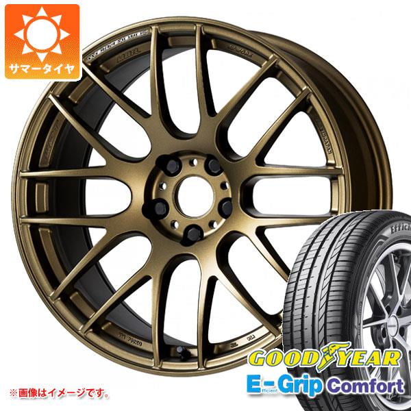 【タイヤ交換対象】サマータイヤ 235/50R18 101W XL グッドイヤー エフィシエントグリップコンフォート ワーク エモーション M8R 7.5-18 タイヤホイール4本セット|タイヤマックス