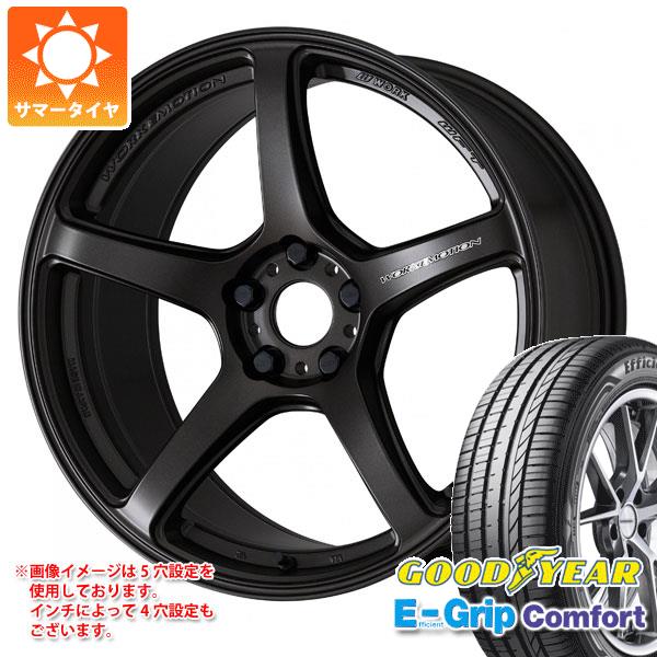 【タイヤ交換対象】サマータイヤ 245/35R19 93W XL グッドイヤー エフィシエントグリップコンフォート ワーク エモーション T5R 8.5-19 タイヤホイール4本セット
