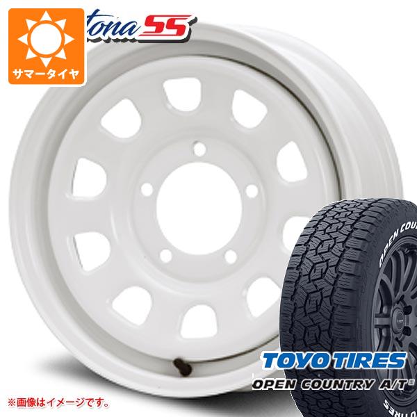 【タイヤ交換対象】5本セット ジムニー JB64W用 2026年製 サマータイヤ トーヨー オープンカントリー A/T3 215/70R16 100T ホワイトレター MLJ デイトナ SS 5.5-16 タイヤホイール5本セット｜タイヤマックス