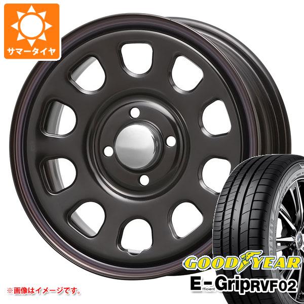 【タイヤ交換対象】サマータイヤ 165/65R14 79H グッドイヤー エフィシエントグリップ RVF02 MLJ デイトナ SS 5.0-14 タイヤホイール4本セット|タイヤマックス