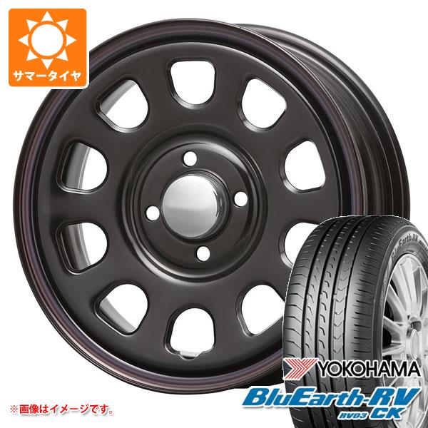 【タイヤ交換対象】2026年製 サマータイヤ 155/65R14 75H ヨコハマ ブルーアースRV RV03CK MLJ デイトナ SS 5.0-14 タイヤホイール4本セット