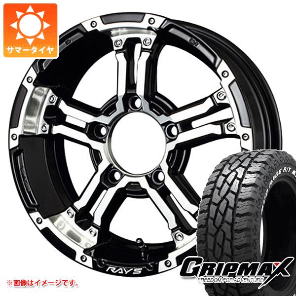 【タイヤ交換対象】スズキ ジムニーノマド JC74W用 サマータイヤ グリップマックス マッドレイジ R/T MAX LT215/70R16 100/97R ホワイトレター レイズ デイトナ FDX-J 5.5-16 タイヤホイール4本セット