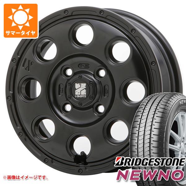 【タイヤ交換対象】エブリイワゴン DA17W用 サマータイヤ ブリヂストン ニューノ 155/70R13 75S MLJ エクストリームJ KK03 4.0-13 タイヤホイール4本セット