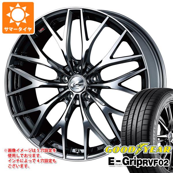 【タイヤ交換対象】サマータイヤ 245/40R20 99W XL グッドイヤー エフィシエントグリップ RVF02 レオニス MX 8.5-20 タイヤホイール4本セット