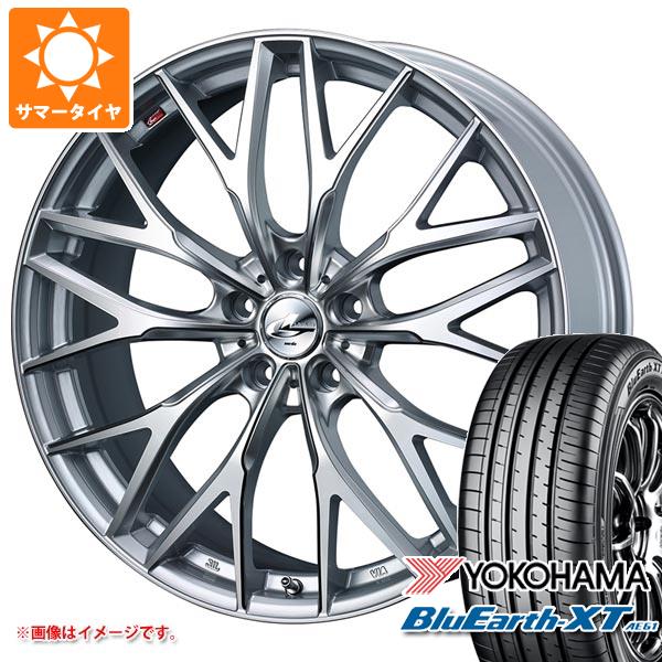 【タイヤ交換対象】サマータイヤ 215/50R18 92V ヨコハマ ブルーアースXT AE61 レオニス MX 7.0-18 タイヤホイール4本セット