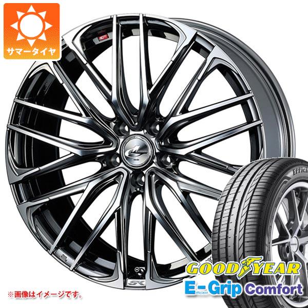 【タイヤ交換対象】サマータイヤ 245/35R20 95W XL グッドイヤー エフィシエントグリップコンフォート レオニス SK 8.5-20 タイヤホイール4本セット