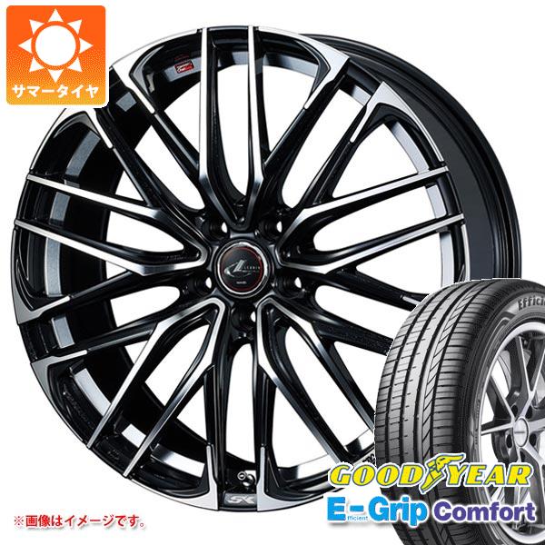 【タイヤ交換対象】サマータイヤ 245/45R19 102W XL グッドイヤー エフィシエントグリップコンフォート レオニス SK 8.0-19 タイヤホイール4本セット