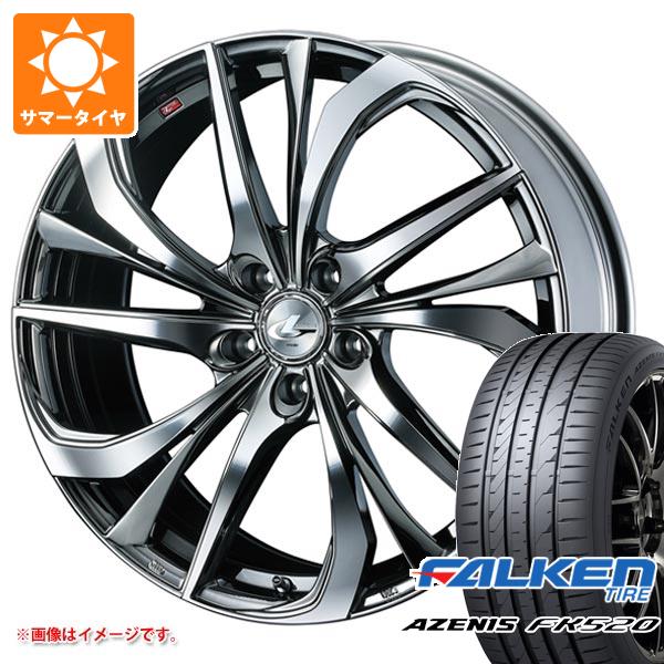 【タイヤ交換対象】サマータイヤ 245/40R20 99Y XL ファルケン アゼニス FK520L レオニス TE 8.5-20 タイヤホイール4本セット