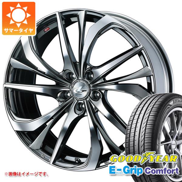 【タイヤ交換対象】サマータイヤ 245/35R20 95W XL グッドイヤー エフィシエントグリップコンフォート レオニス TE 8.5-20 タイヤホイール4本セット
