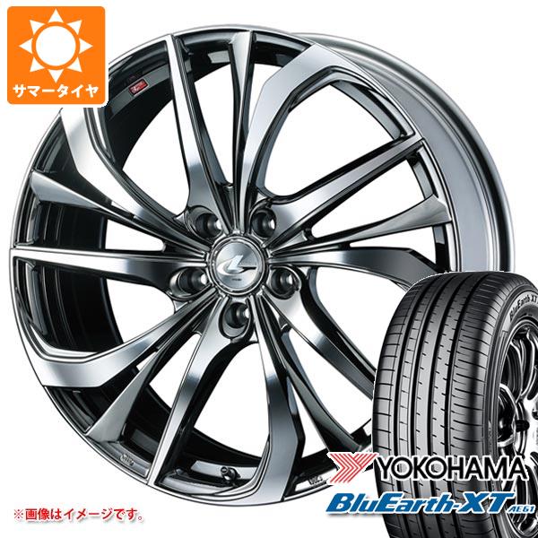 【タイヤ交換対象】サマータイヤ 225/50R18 95V ヨコハマ ブルーアースXT AE61 レオニス TE 8.0-18 タイヤホイール4本セット