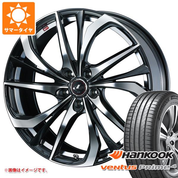 【タイヤ交換対象】サマータイヤ 225/50R17 98W XL ハンコック ベンタス プライム4 K135 レオニス TE 7.0-17 タイヤホイール4本セット