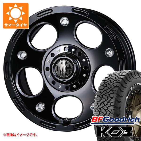 【タイヤ交換対象】5本セット ジムニーシエラ JB74W用 2026年製 サマータイヤ BFグッドリッチ オールテレーンT/A KO3 LT225/70R16 102/99S ホワイトレター クリムソン MG デーモン 5.5-16 タイヤホイール5本セット｜タイヤマックス 139,063円