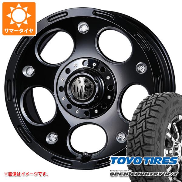 【タイヤ交換対象】ジムニーシエラ JB74W用 サマータイヤ トーヨー オープンカントリー R/T 235/70R16 106Q ホワイトレター クリムソン MG デーモン 5.5-16 タイヤホイール4本セット｜タイヤマックス 101,250円