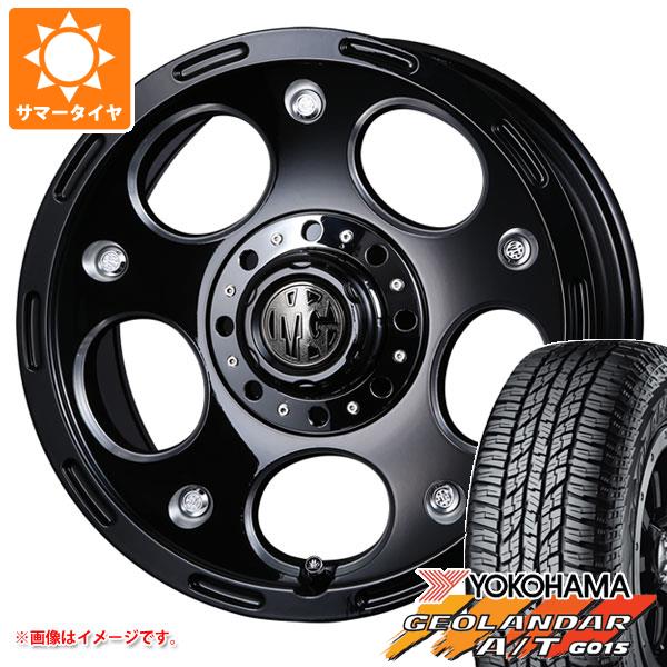 【タイヤ交換対象】5本セット スズキ ジムニーノマド JC74W用 サマータイヤ ヨコハマ ジオランダー A/T G015 LT225/75R16 115/112R アウトラインホワイトレター クリムソン MG デーモン 5.5-16 タイヤホイール5本セット 114,375円