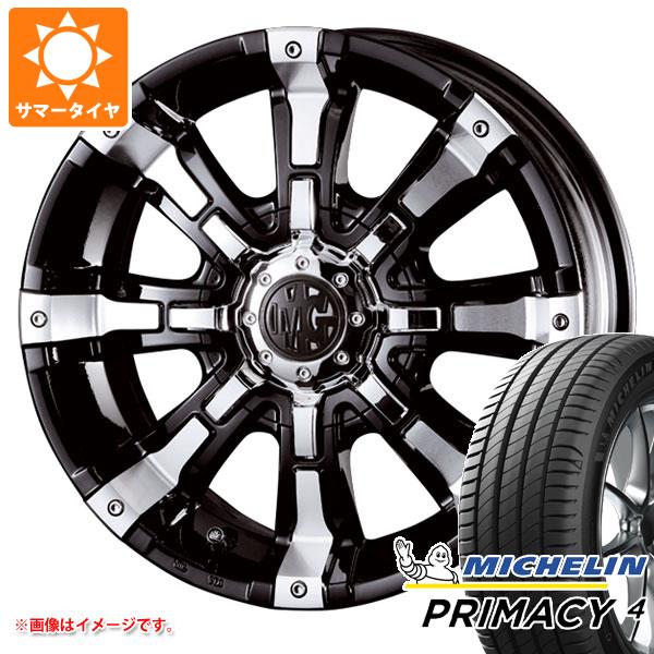 【タイヤ交換対象】デリカD:5用 サマータイヤ ミシュラン プライマシー4 225/65R17 102H クリムソン MG ビースト 7.0-17 タイヤホイール4本セット|タイヤマックス