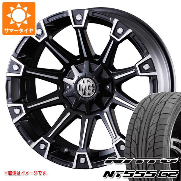 【タイヤ交換対象】ハイエース 200系用 サマータイヤ ニットー NT555 G2 235/35R20 92Y XL クリムソン MG モンスター 8.0-20 タイヤホイール4本セット 152,750円