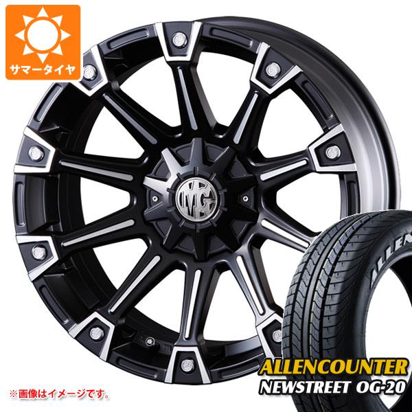 【タイヤ交換対象】ハイエース 200系用 サマータイヤ オーレンカウンター ニューストリート OG-20 215/60R17C 109/107T ホワイトレター クリムソン MG モンスター 7.0-17 タイヤホイール4本セット|タイヤマックス