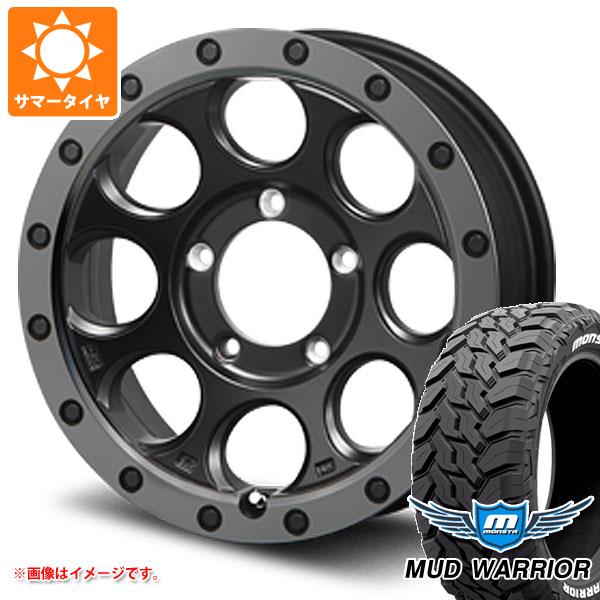 【タイヤ交換対象】ジムニー JB64W用 サマータイヤ モンスタ マッドウォーリアー LT215/70R16 107/105Q ホワイトレター MLJ エクストリームJ XJ03 5.5-16 タイヤホイール4本セット