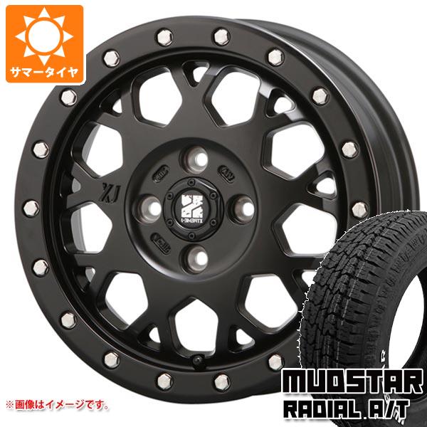【タイヤ交換対象】ライズ用 サマータイヤ マッドスター ラジアル A/T 215/65R16C 109/107L ホワイトレター MLJ エクストリームJ XJ04 6.5-16 タイヤホイール4本セット