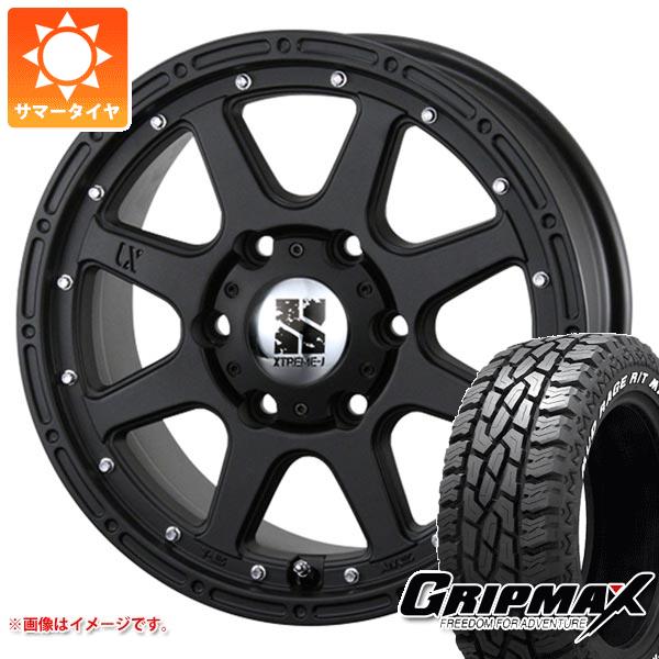 【タイヤ交換対象】デリカD:5用 サマータイヤ グリップマックス マッドレイジ R/T MAX LT215/70R16 100/97R ホワイトレター MLJ エクストリームJ 7.0-16 タイヤホイール4本セット｜タイヤマックス 87,450円