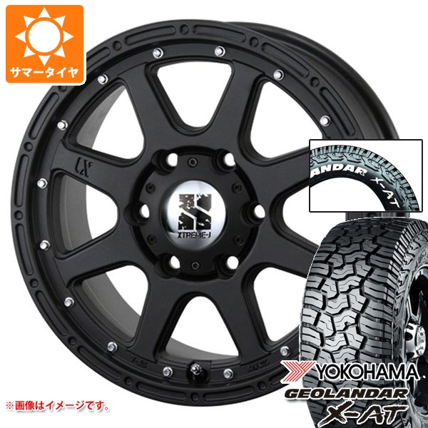 【タイヤ交換対象】トヨタ RAV4 50系用 2026年製 サマータイヤ ヨコハマ ジオランダー X-AT G016 225/70R16 103S ホワイトレター MLJ エクストリームJ 7.0-16 タイヤホイール4本セット