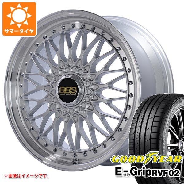 【タイヤ交換対象】サマータイヤ 245/40R20 99W XL グッドイヤー エフィシエントグリップ RVF02 BBS SUPER-RS 8.5-20 タイヤホイール4本セット