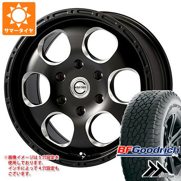 【タイヤ交換対象】ランドクルーザー プラド 150系用 サマータイヤ BFグッドリッチ トレールテレーンT/A 265/65R17 112T アウトラインホワイトレター ブラッドストック ワンピース 8.0-17 タイヤホイール4本セット