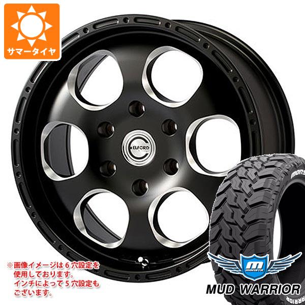 【タイヤ交換対象】CX-5 KE/KF系用 サマータイヤ モンスタ マッドウォーリアー LT215/70R16 107/105Q ホワイトレター ブラッドストック ワンピース 7.0-16 タイヤホイール4本セット