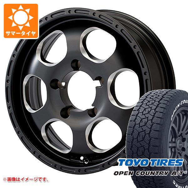 【タイヤ交換対象】ジムニー JB64W用 2026年製 サマータイヤ トーヨー オープンカントリー A/T3 215/70R16 100T ホワイトレター エルフォード ブラッドストック ワンピース 5.5-16 タイヤホイール4本セット|タイヤマックス