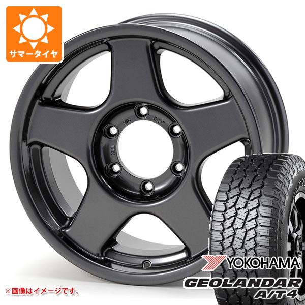 【タイヤ交換対象】ミツビシ トライトン LC2T用 2026年製 サマータイヤ ヨコハマ ジオランダー A/T4 G018 265/60R18 110H ブラックレター ブラッドレー V 8.5-18 タイヤホイール4本セット｜タイヤマックス 158,650円