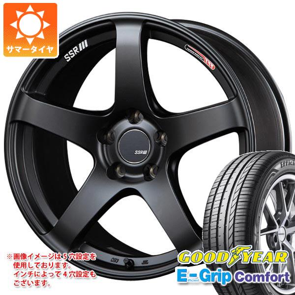 【タイヤ交換対象】サマータイヤ 225/55R17 97W グッドイヤー エフィシエントグリップコンフォート SSR GTV01 7.0-17 タイヤホイール4本セット