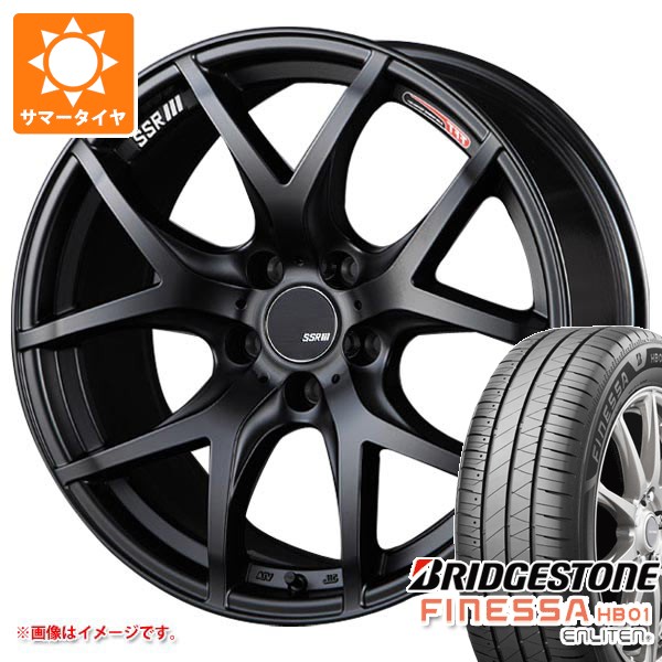 【タイヤ交換対象】サマータイヤ 225/55R18 102V XL ブリヂストン フィネッサ HB01 SSR GTV03 7.5-18 タイヤホイール4本セット|タイヤマックス