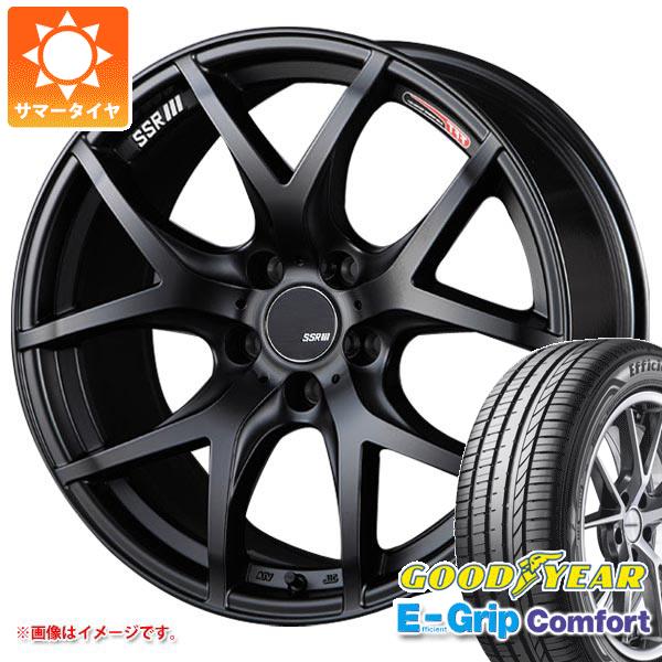 【タイヤ交換対象】サマータイヤ 225/55R17 97W グッドイヤー エフィシエントグリップコンフォート SSR GTV03 7.0-17 タイヤホイール4本セット