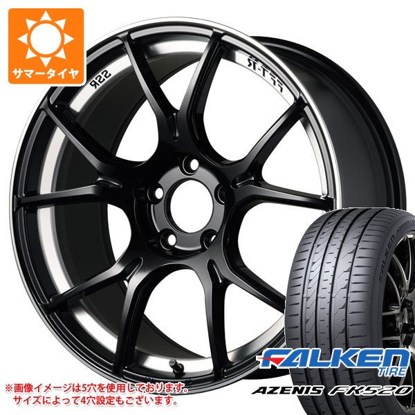 【タイヤ交換対象】サマータイヤ 245/40R19 98Y XL ファルケン アゼニス FK520L SSR GTX02 8.5-19 タイヤホイール4本セット