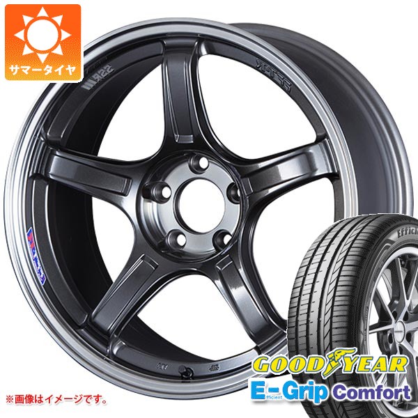 【タイヤ交換対象】サマータイヤ 225/40R19 93W XL グッドイヤー エフィシエントグリップコンフォート SSR GTX03 8.5-19 タイヤホイール4本セット