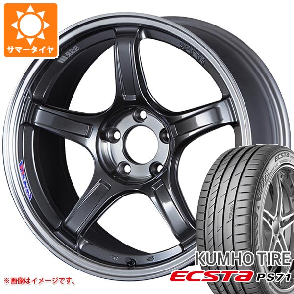 【タイヤ交換対象】サマータイヤ 215/40R17 87Y XL クムホ エクスタ PS71 SSR GTX03 7.0-17 タイヤホイール4本セット