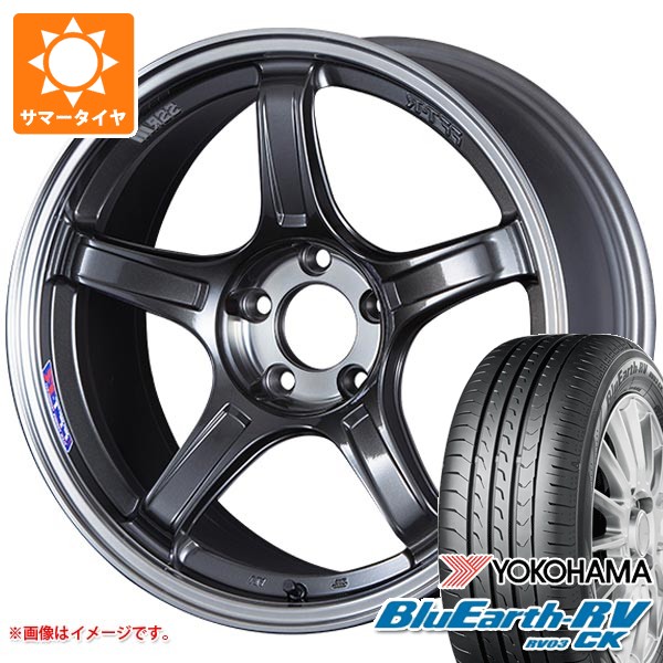 【タイヤ交換対象】2026年製 サマータイヤ 165/55R15 75V ヨコハマ ブルーアースRV RV03CK SSR GTX03 5.0-15 タイヤホイール4本セット
