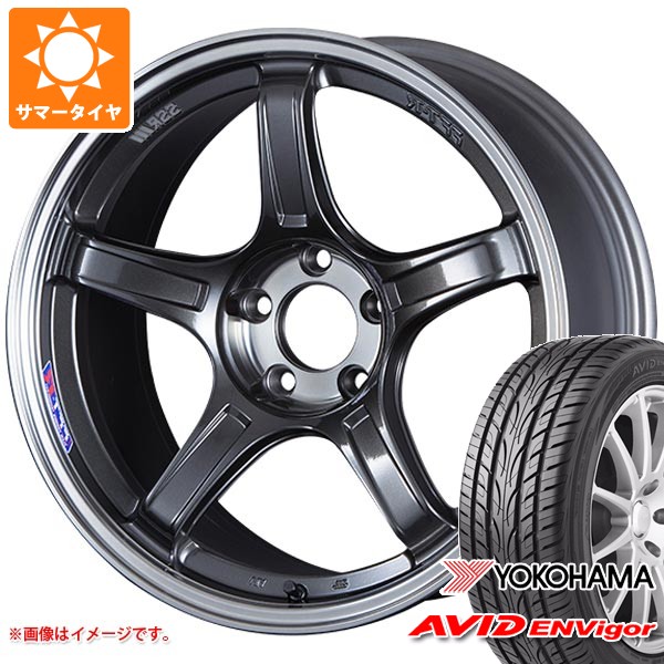 【タイヤ交換対象】サマータイヤ 245/45R19 98W ヨコハマ エービッド エンビガー S321 SSR GTX03 8.5-19 タイヤホイール4本セット