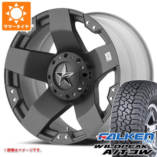 【タイヤ交換対象】サマータイヤ 265/65R17 116S XL ファルケン ワイルドピーク A/T3W KMC XD775 ロックスター 8.0-17 タイヤホイール4本セット｜タイヤマックス