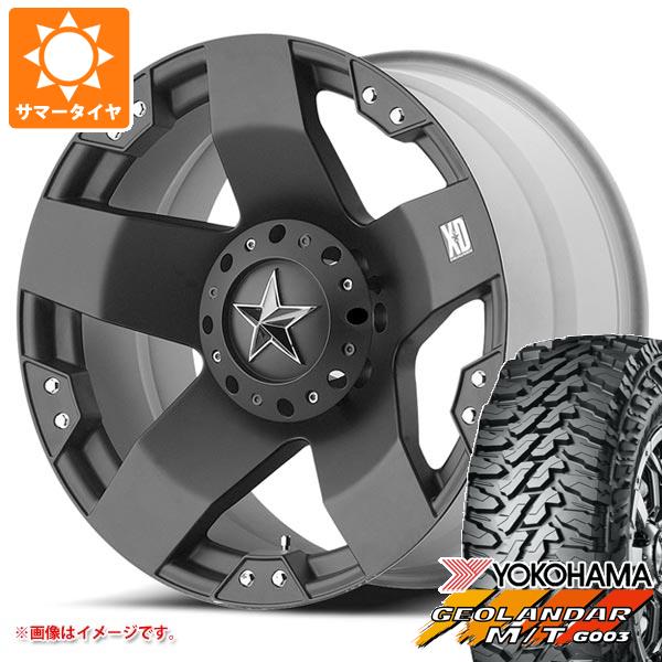 【タイヤ交換対象】5本セット FJクルーザー 10系用 2026年製 サマータイヤ ヨコハマ ジオランダー M/T G003 LT285/70R17 121/118Q KMC XD775 ロックスター 8.0-17 タイヤホイール5本セット｜タイヤマックス