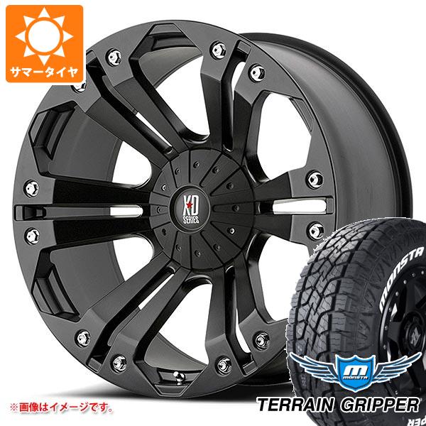 【タイヤ交換対象】サマータイヤ 265/60R18 114T XL モンスタ テレーングリッパー ホワイトレター KMC XD778 モンスター 9.0-18 タイヤホイール4本セット｜タイヤマックス