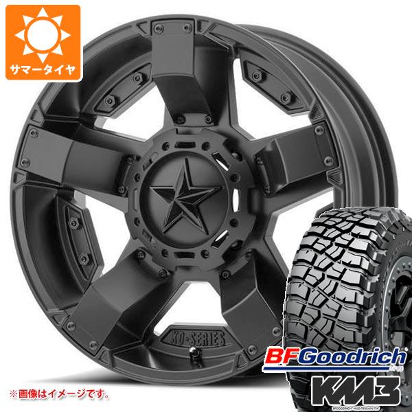 【タイヤ交換対象】ジープ ラングラー JK/JL系用 サマータイヤ BFグッドリッチ マッドテレーンT/A KM3 LT285/65R18 125/122Q KMC XD811 ロックスター2 タイヤホイール4本セット|タイヤマックス