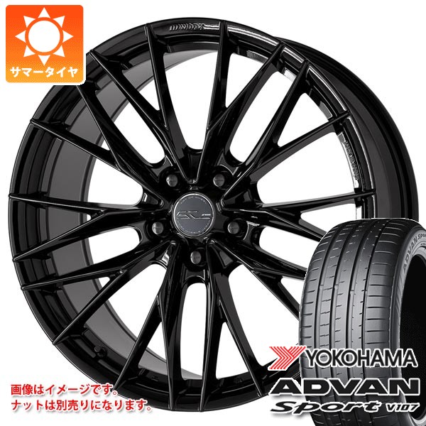 【タイヤ交換対象】トヨタ 40系アルファード用 サマータイヤ ヨコハマ アドバンスポーツV107 245/40R21 100Y XL ワーク シュヴァート ブルネン LX 8.5-21 タイヤホイール4本セット｜タイヤマックス