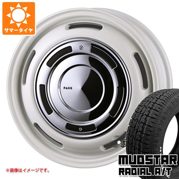【タイヤ交換対象】タフト LA900系用 サマータイヤ マッドスター ラジアル A/T 175/65R15 88H XL ホワイトレター クリムソン ディーンクロスカントリー 4.5-15 タイヤホイール4本セット