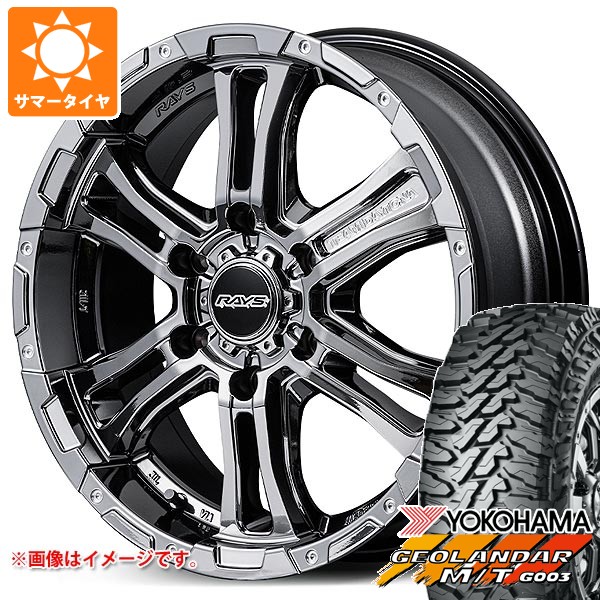【タイヤ交換対象】トヨタ ハイエース 200系用 2026年製 サマータイヤ ヨコハマ ジオランダー M/T G003 LT215/70R16 100/ 97Q レイズ FDX-AG 6.5-16 タイヤホイール4本セット｜タイヤマックス