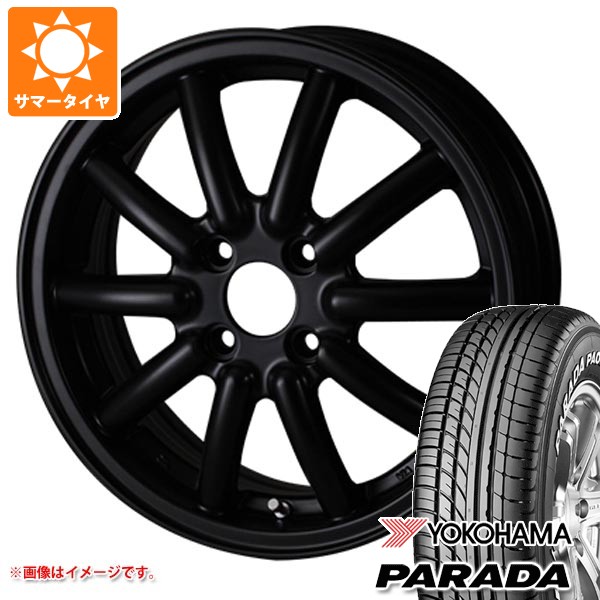 【タイヤ交換対象】ダイハツ ハイゼットカーゴ S320系用 サマータイヤ 2026年製 ヨコハマ パラダ PA03 165/55R14C 95/93N ブラックレター ドゥオール フェニーチェ RX1 4.5-14 タイヤホイール4本セット
